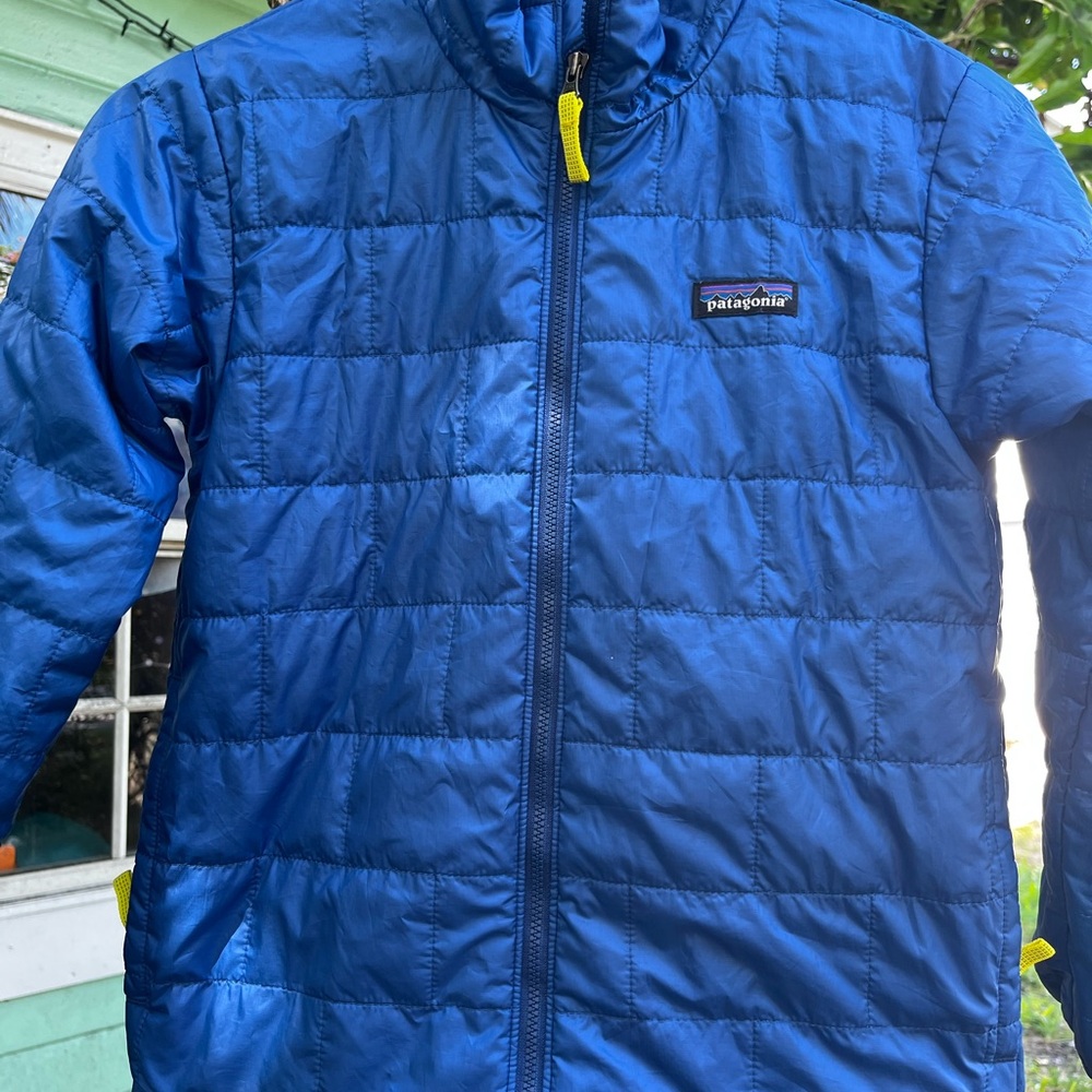 Patagonia Blue boys Quilted Puffer Jacket